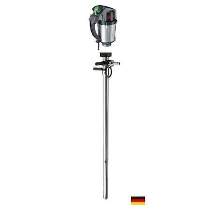 Flux Drum Pump, Stainless Steel, 39" Long, Exp Proof Motor, 120V, 60Hz, 1ph, 460 Watts Power. 24-ZORO0196